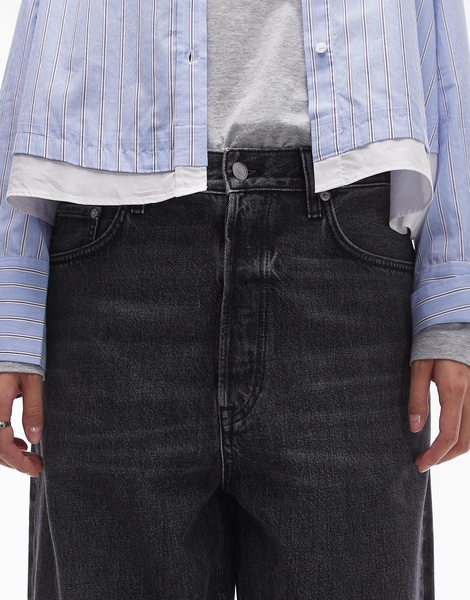 ARKET Amber barrel leg jeans in washed gray