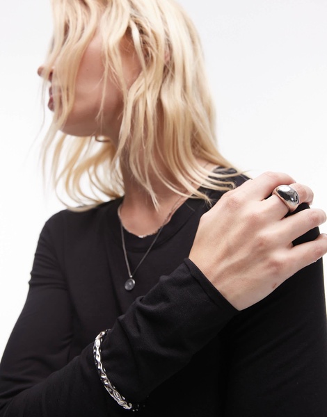 ARKET super stretch jersey close fit top with long sleeves in black