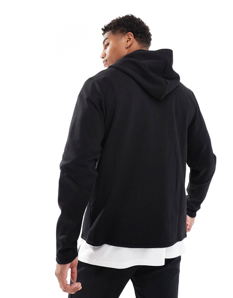 Jack & Jones tech zip up hoodie in black - part of a set