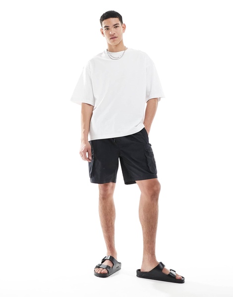 Bershka Oversized T-Shirt In White