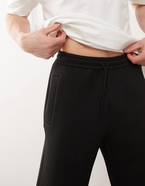 Weekday Simon scuba sweatpants in black