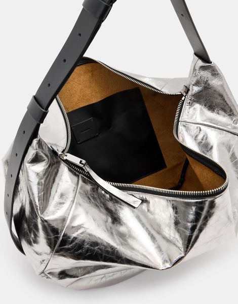 AllSaints MADEA OVERSIZED BAG in gray