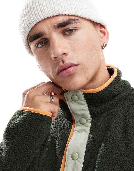 Columbia Helvetia II half snap fleece in green