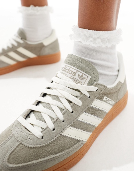 adidas Originals Handball Spezial sneakers in gray and white