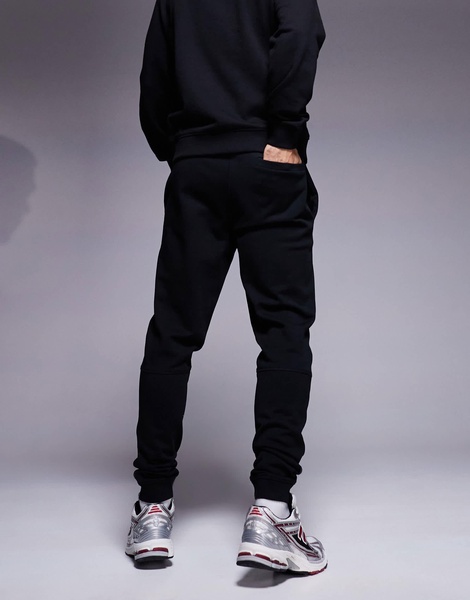 BOSS Orange Sestart logo sweatpants regular fit in black