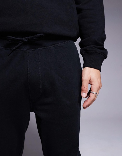 BOSS Orange Sestart logo sweatpants regular fit in black