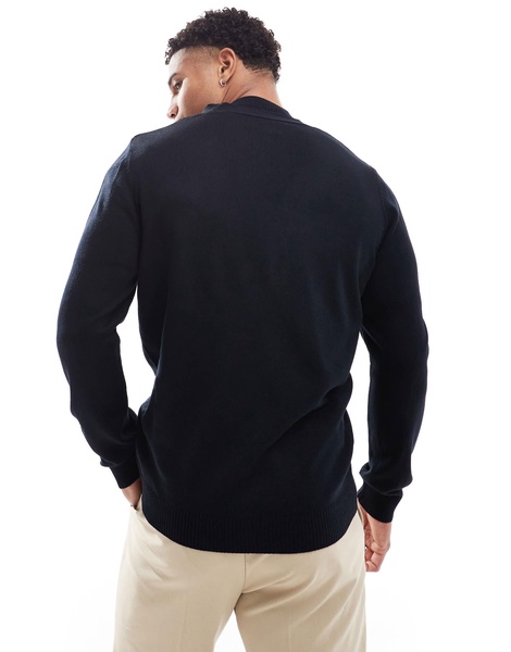 ASOS DESIGN knitted cardigan in navy - part of a set