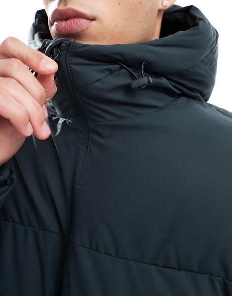 Jack & Jones oversized boxy puffer jacket in forest green