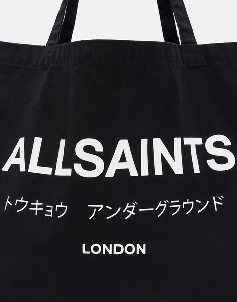 AllSaints Underground tote bag in black