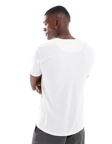 Brave Soul midweight short sleeve t-shirt in white