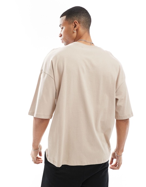 ADPT oversized t-shirt in beige