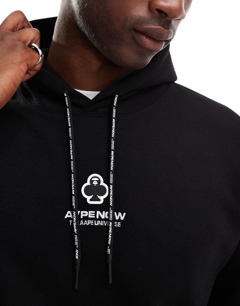 Aape By A Bathing Ape Clover hoodie in black