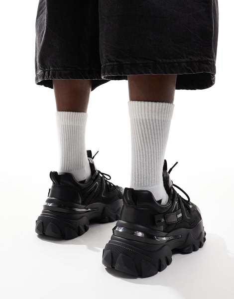 ASOS DESIGN chunky sneakers in black