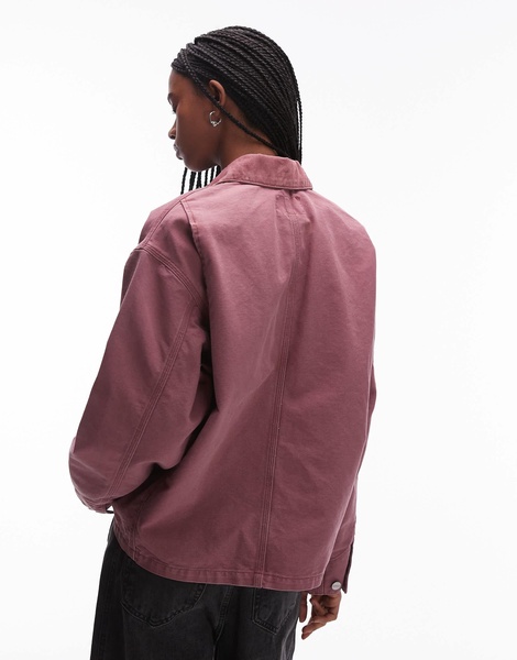 Carhartt WIP OG Michigan jacket in washed pink