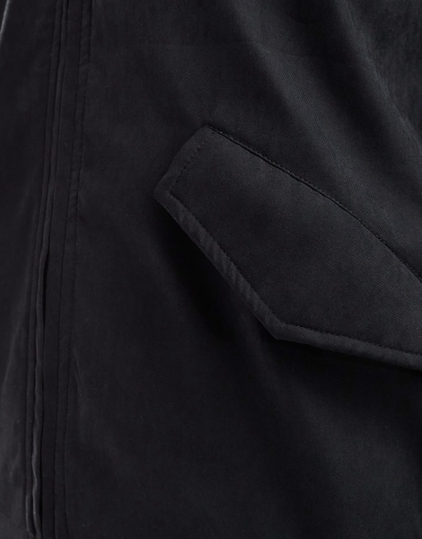 Brave Soul bomber jacket with front pockets in black