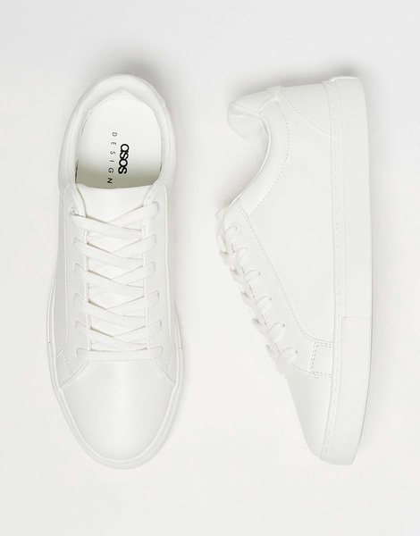 ASOS DESIGN sneakers in off white