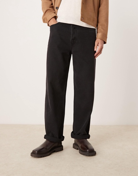 ASOS DESIGN Chelsea boots in brown leather