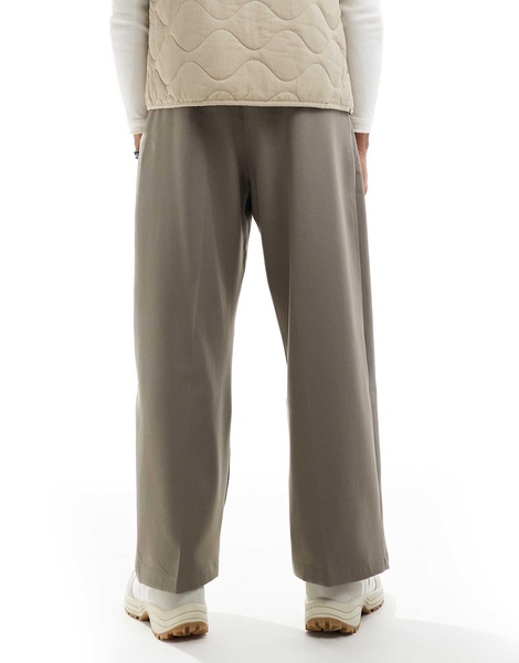 Bershka balloon tailored pants in beige