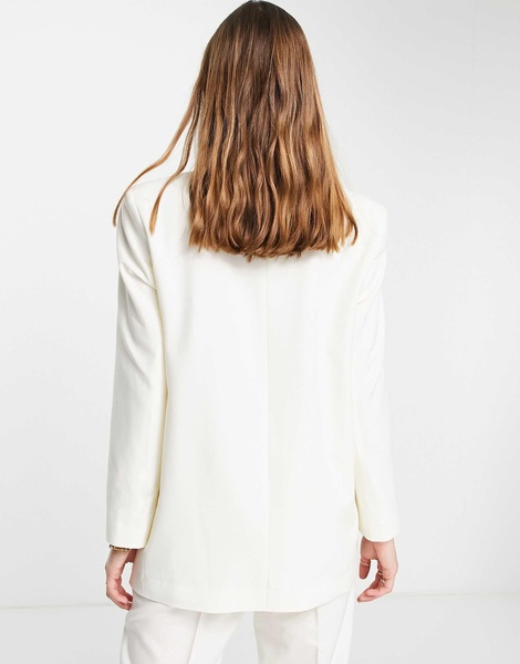 ASOS DESIGN mix & match slim boy suit blazer in ivory