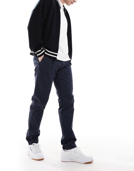Levi's XX Chino straight garment dye twill pants in navy