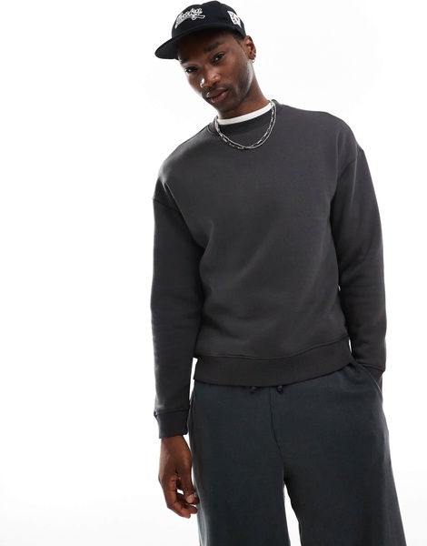 Another Influence oversized sweatshirt in black - part of a set