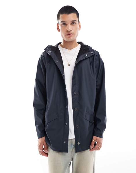 Rains 12010 waterproof short jacket in navy