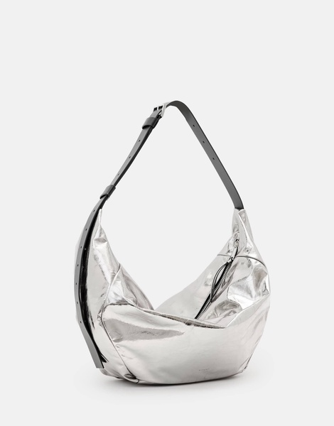 AllSaints MADEA OVERSIZED BAG in gray