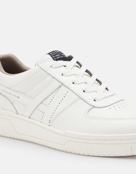 AllSaints Vix leather sneakers in white