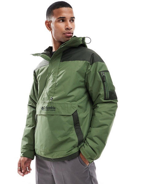 Columbia Challenger insulated pullover in green