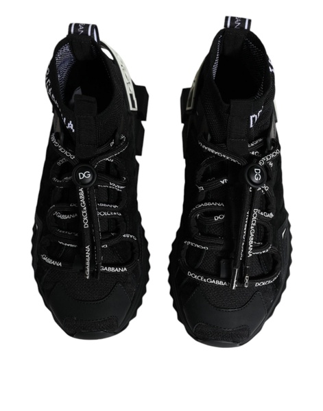 Black HighTop Sock Sneakers Sorrento Model