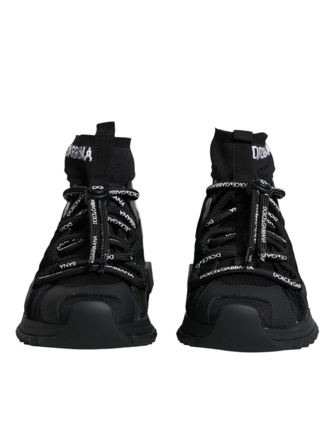 Black HighTop Sock Sneakers Sorrento Model
