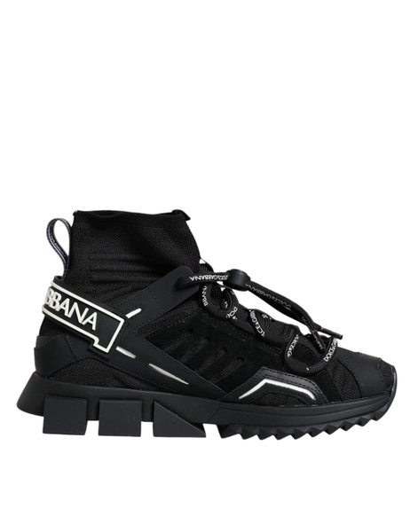Black HighTop Sock Sneakers Sorrento Model