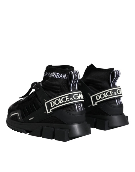Black HighTop Sock Sneakers Sorrento Model