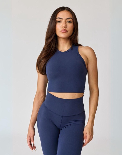 hera high neck crop tank