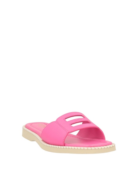 Hogan H638 slides in smooth leather