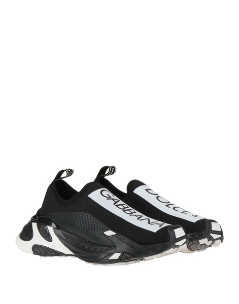 Black Slip-On Sneakers with Ultra-Light Sole