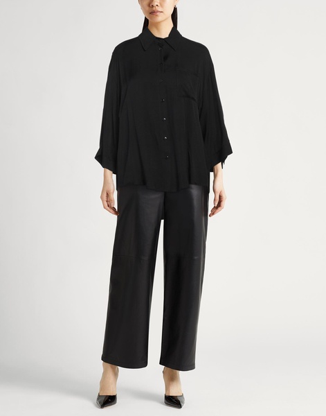 Solid color shirts & blouses