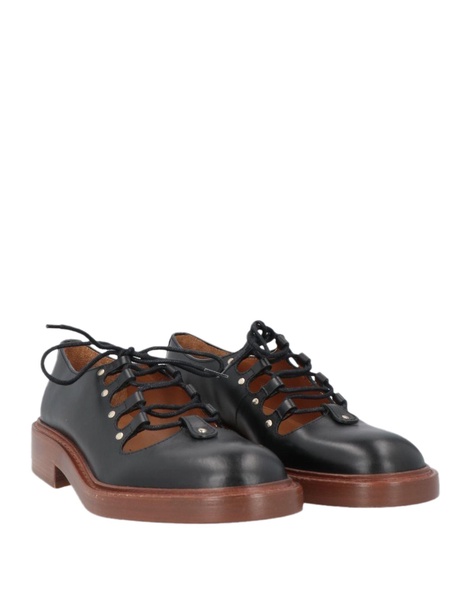 Laced shoes