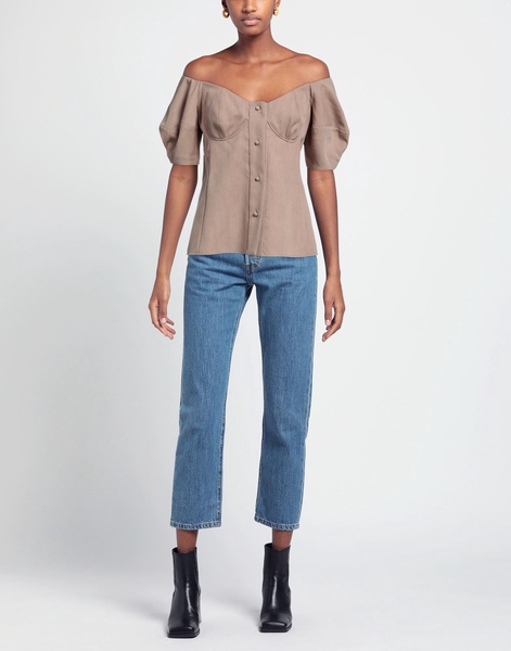 Solid color shirts & blouses