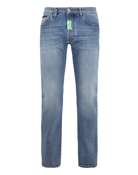 denim trousers straight supreme comfort fit hexagon
