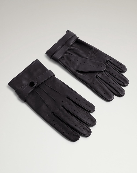 Leather Wrap Driving Gloves
