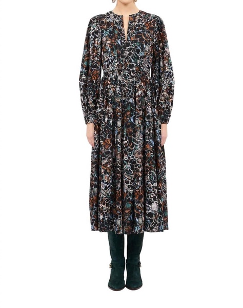 aurelie dress in starling print