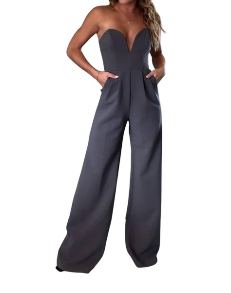 cherri jumpsuit in grey