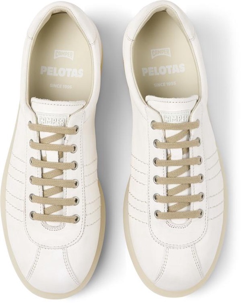White Leather Shoe for Women.