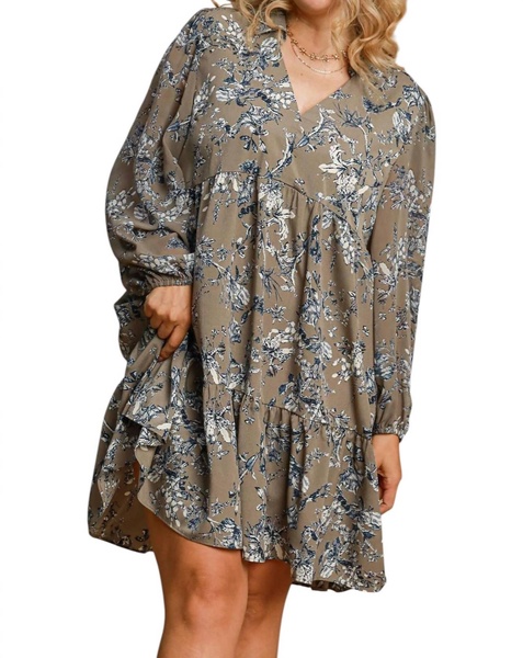 angie dress in grey