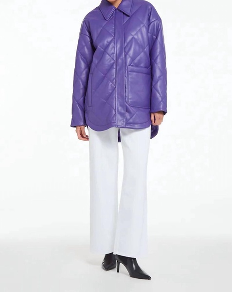 stevie jacket in electric purple