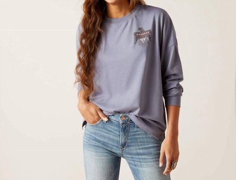 thunderbird t-shirt in folkstone grey