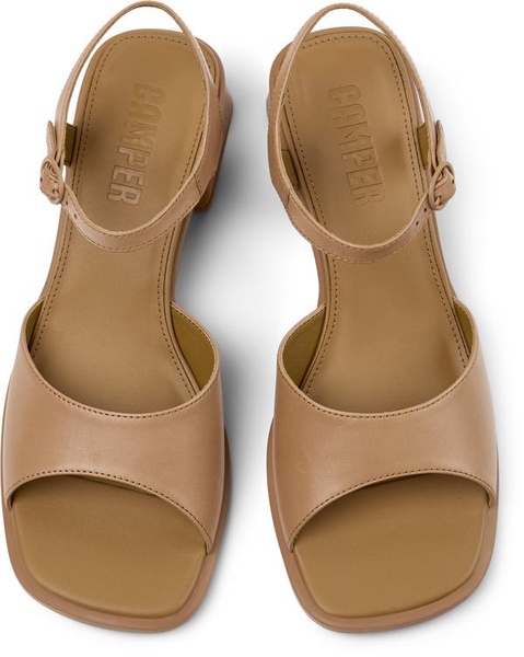 Nude Leather Sandals for Women.