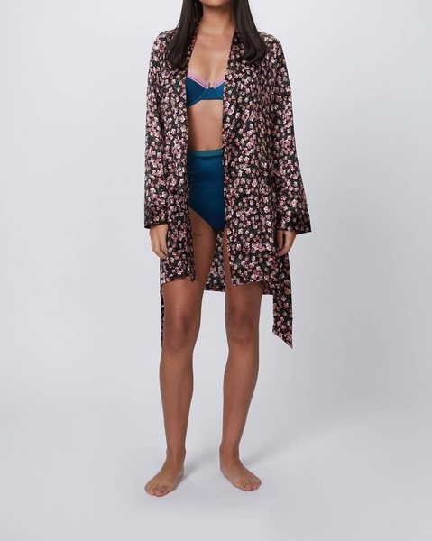 anya robe in pansy