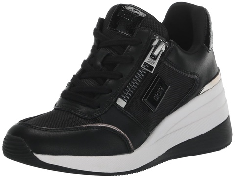 DKNY Women's Kai Lace Up Wedge Sneaker